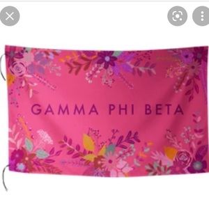 GAMMA PHI BETA flag NWOT